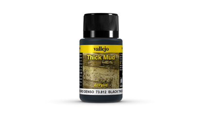 Vallejo Weathering Effects 73.812 - Black Thick Mud 73812 - 40 ML
