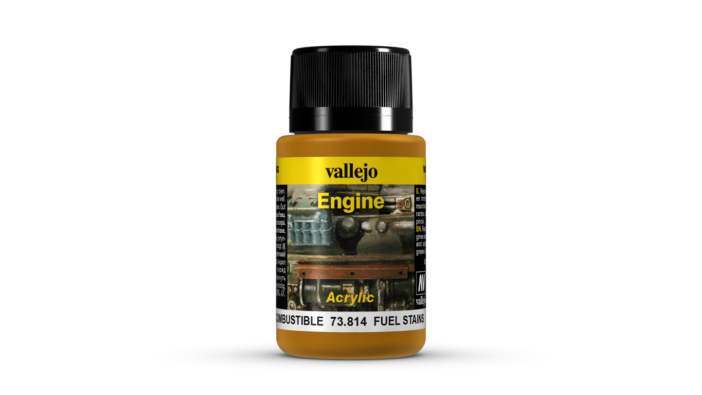 Vallejo Weathering Effects 73.814 - Fuel Stains 73814 - 40 ML
