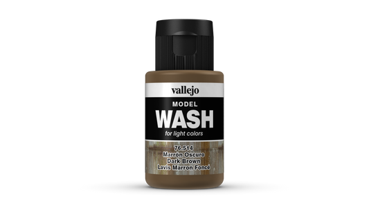Vallejo Model Wash 76.514 - Dark Brown 76514 - 35 ML
