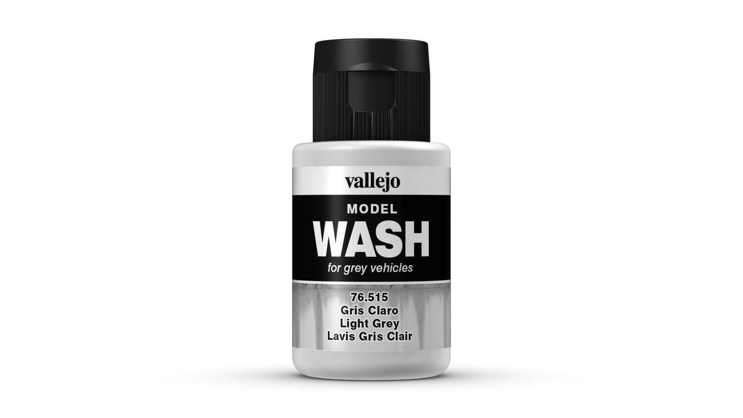 Vallejo Model Wash 76.515 - Light Grey 76515 - 35 ML
