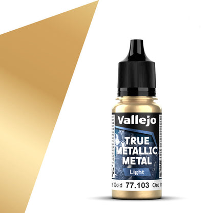 77.103 - Vallejo True Metalic Metal Light - Imperial Gold - 18 ML