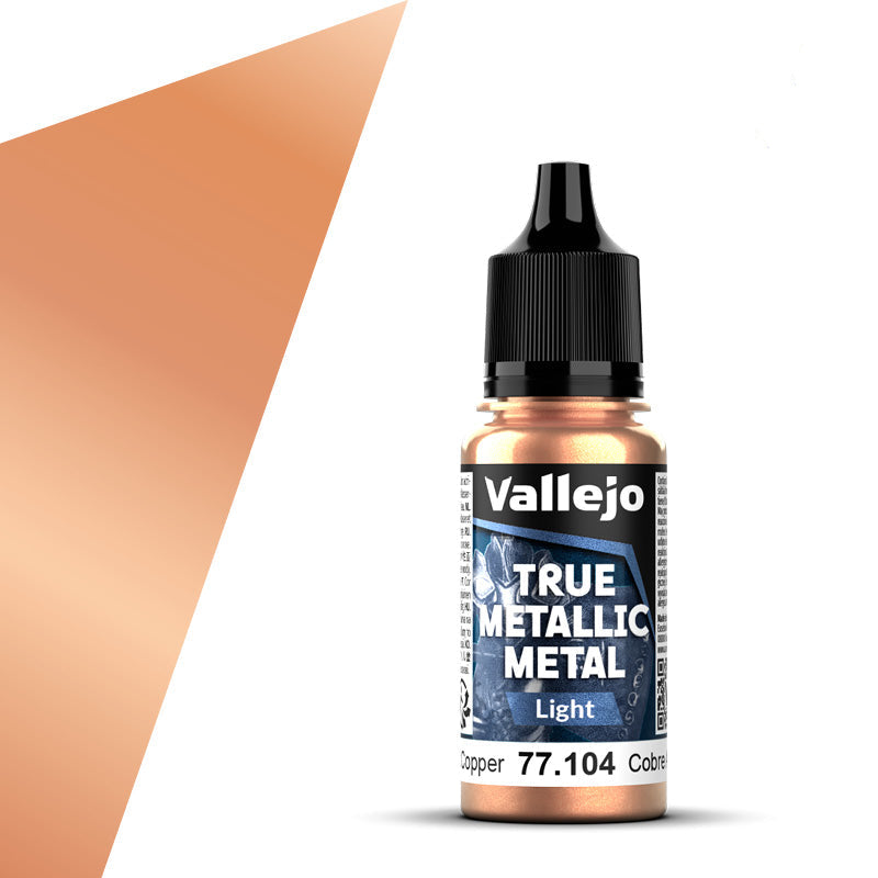 77.104 - Vallejo True Metalic Metal Light - Ancient Copper - 18 ML