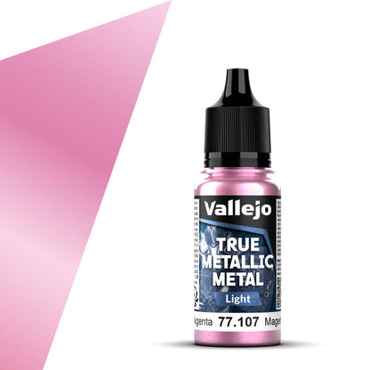 77.107 - Vallejo True Metalic Metal Light - Crimson Magenta - 18 ML