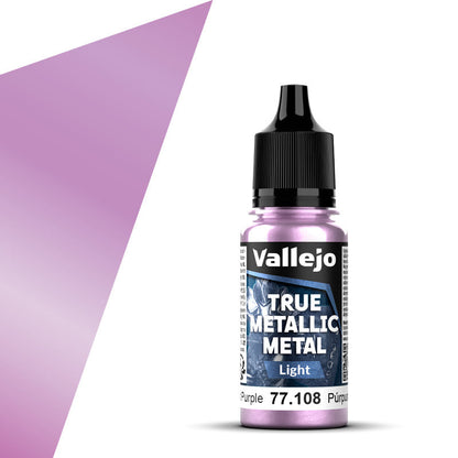 77.108 - Vallejo True Metalic Metal Light - Amethyst Purple - 18 ML