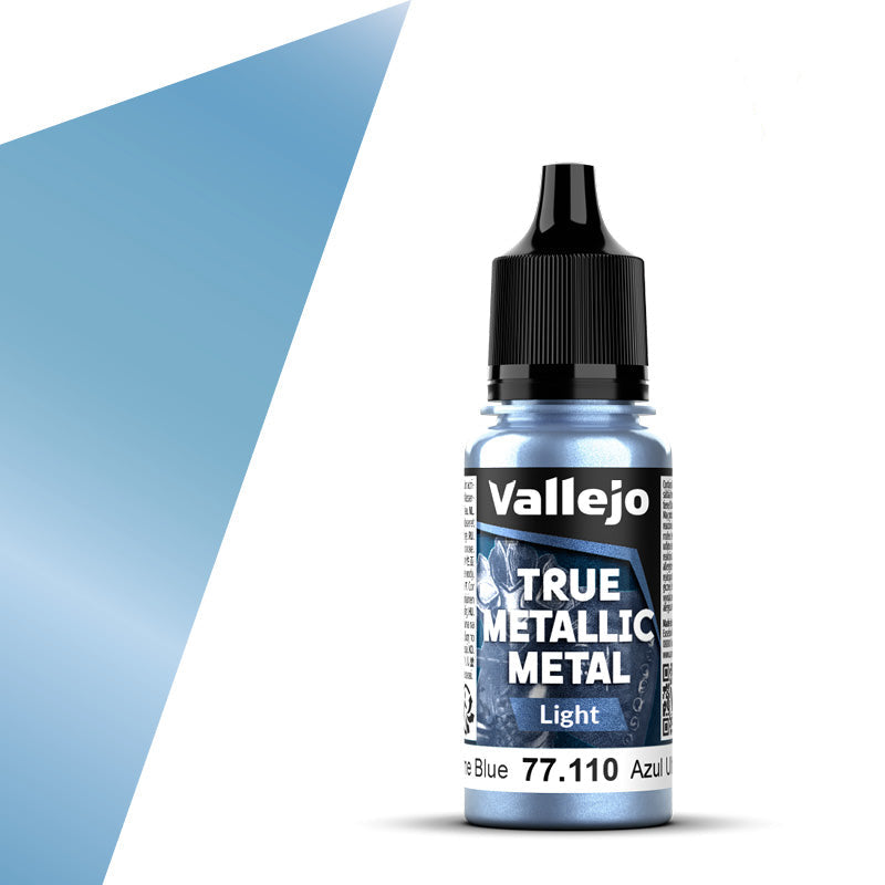 77.110 - Vallejo True Metalic Metal Light - Ultramarine Blue - 18 ML