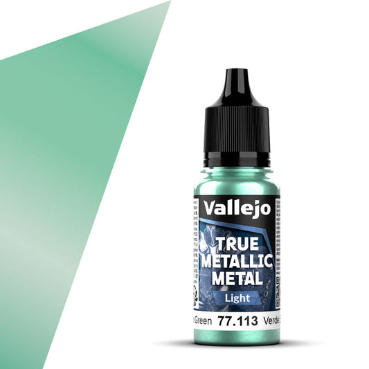 77.113 - Vallejo True Metalic Metal Light - Beetle Green - 18 ML