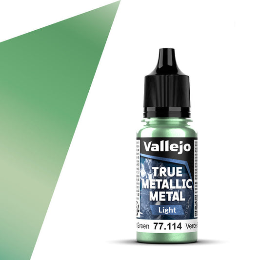 77.114 - Vallejo True Metalic Metal Light - Dusken Green - 18 ML