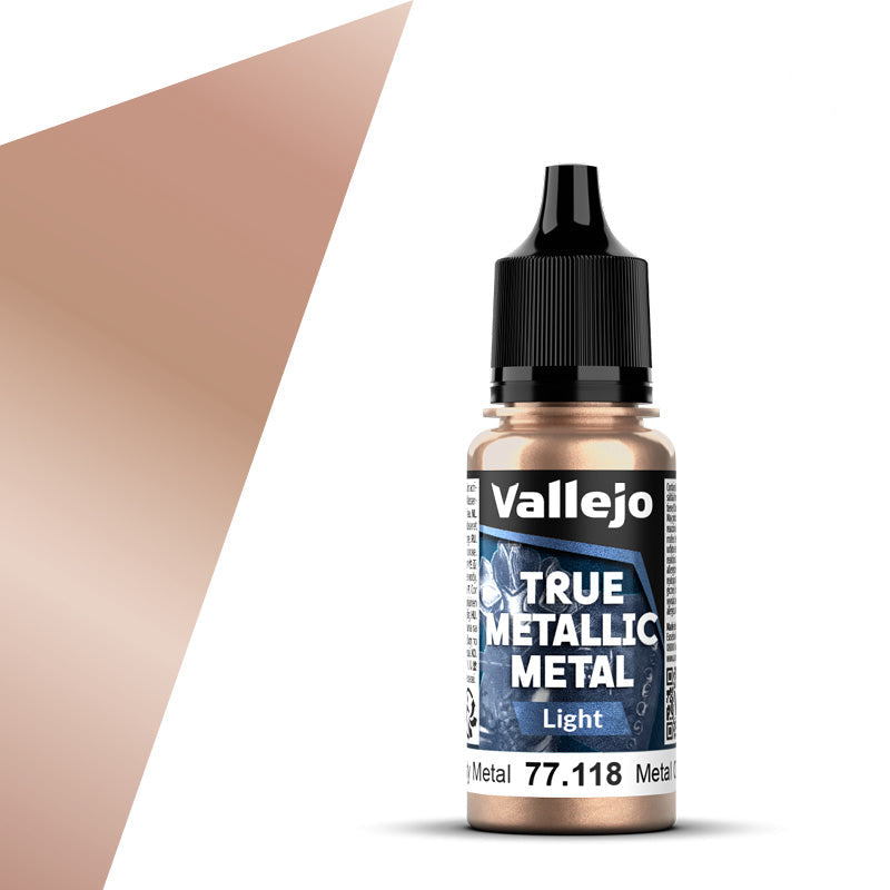 77.118 - Vallejo True Metalic Metal Light - Rusty Metal - 18 ML