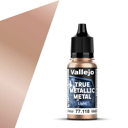 77.118 - Vallejo True Metalic Metal Light - Rusty Metal - 18 ML