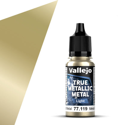 77.119 - Vallejo True Metalic Metal Light - Aged Metal - 18 ML