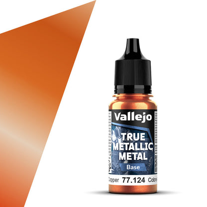 77.124 - Vallejo True Metalic Metal Base - Ancient Copper - 18 ML
