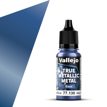 77.130 - Vallejo True Metalic Metal Base - Ultramarine Blue - 18 ML