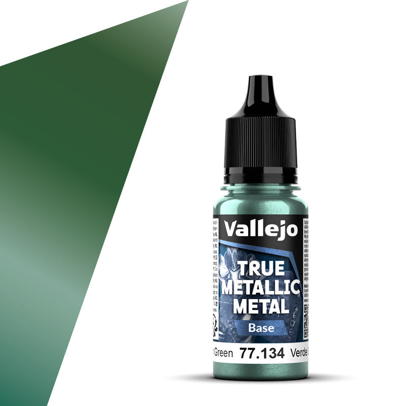 77.134 - Vallejo True Metalic Metal Base - Dusken Green - 18 ML