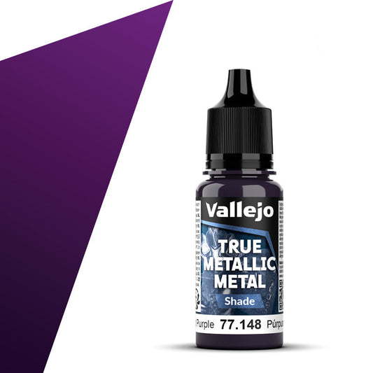 77.148 - Vallejo True Metalic Metal Shade - Amethyst Purple - 18 ML