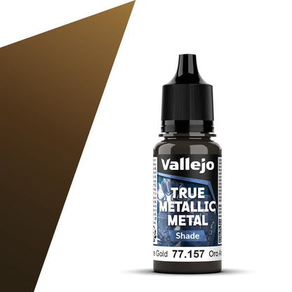77.157 - Vallejo True Metalic Metal Shade - Arcane Gold - 18 ML