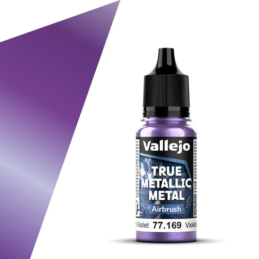 77.169 - Vallejo True Metalic Metal Airbrush Colour - Celestial Violet - 18 ML