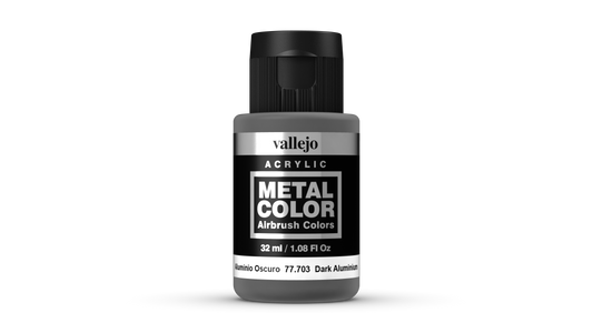 Vallejo Metal Colour 77.703 - Dark Aluminium 77703 - 32 ML