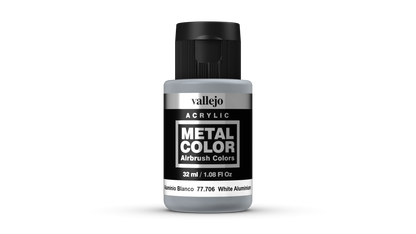 Vallejo Metal Colour 77.706 - White Aluminium 77706 - 32 ML