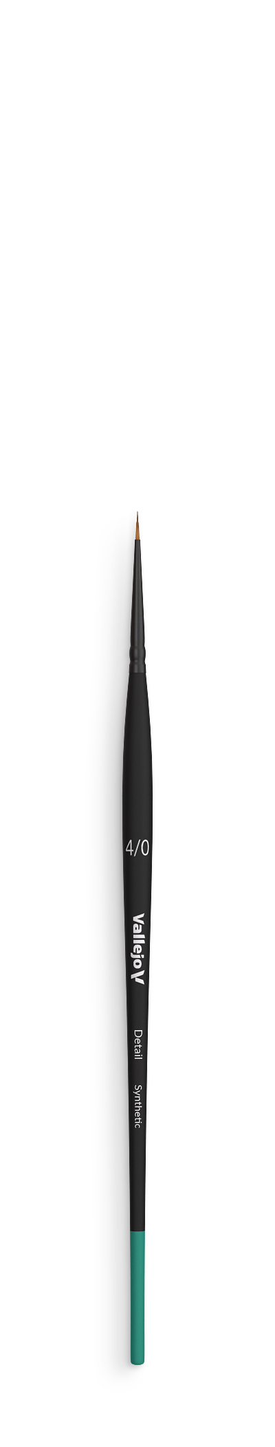 B02040 Vallejo Detail Brushes - Round Synthetic Brush No. 4/0