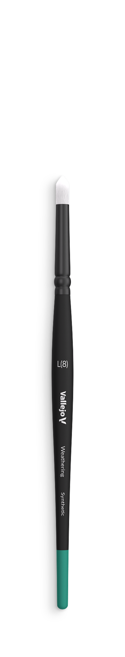B08003 Vallejo Weathering Brushes - Round Synthetic Brush (Large)