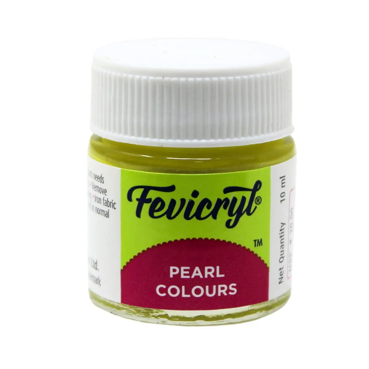 Fevicryl Pearl Colours - Lemon Yellow - 10 ML