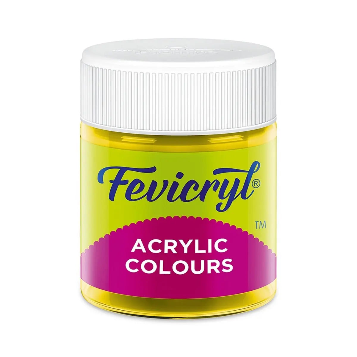 Fevicryl Acrylic Colours - Chrome Yellow - 15 ML