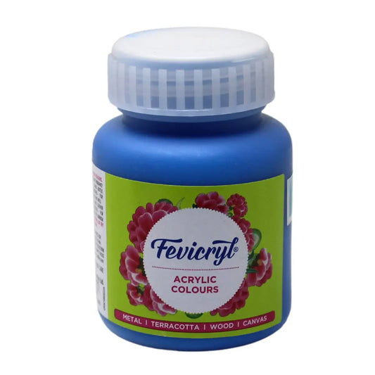 Fevicryl Acrylic Colours - Cerulean Blue - 100 ML
