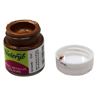 Fevicryl Pearl Metallic Colours - Bronze - 10 ML