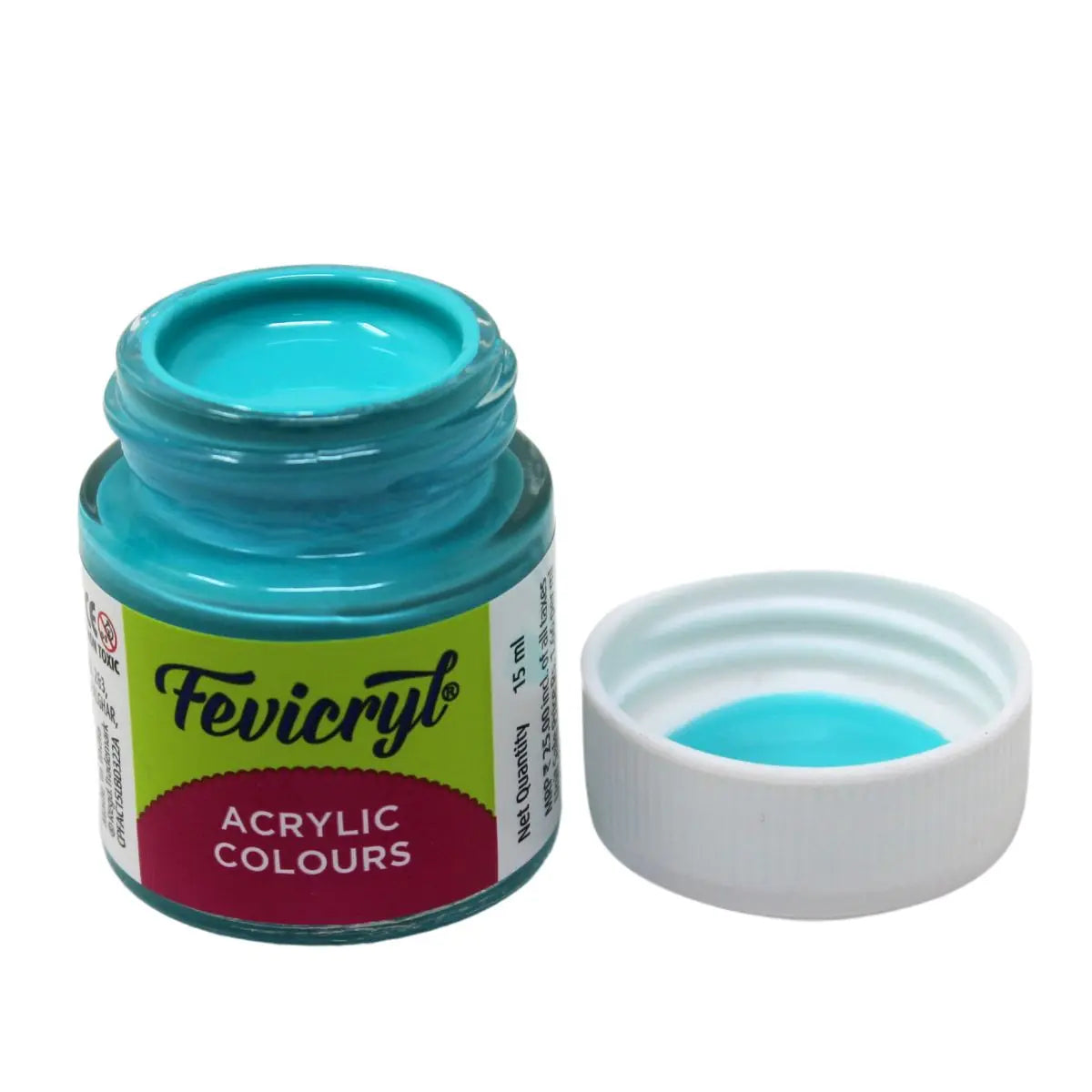 Fevicryl Acrylic Colours - Teal Blue - 15 ML