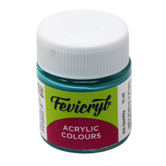 Fevicryl Acrylic Colours - Teal Blue - 15 ML