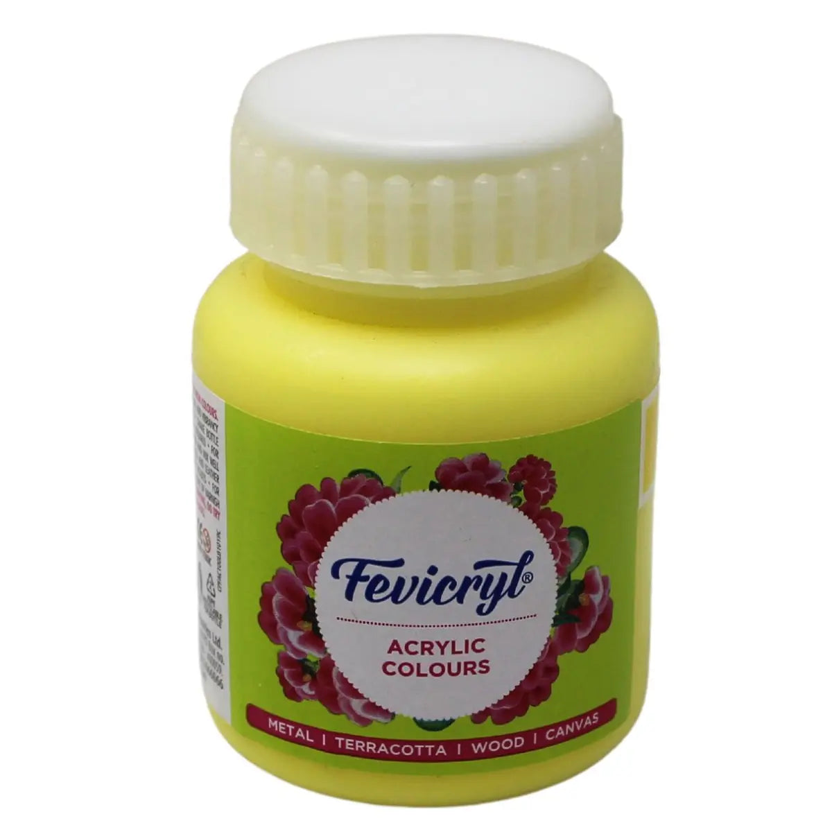 Fevicryl Acrylic Colours - Lemon Yellow - 100 ML