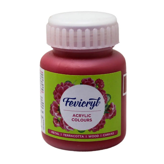 Fevicryl Acrylic Colours - Crimson - 100 ML