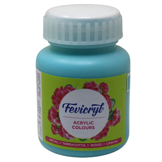 Fevicryl Acrylic Colours - Teal Blue - 100 ML