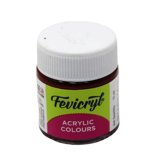 Fevicryl Acrylic Colours - Maroon - 15 ML