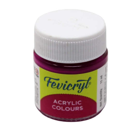 Fevicryl Acrylic Colours - Deep Brilliant Purple - 15 ML