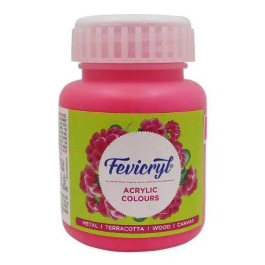 Fevicryl Acrylic Colours - Pink - 100 ML