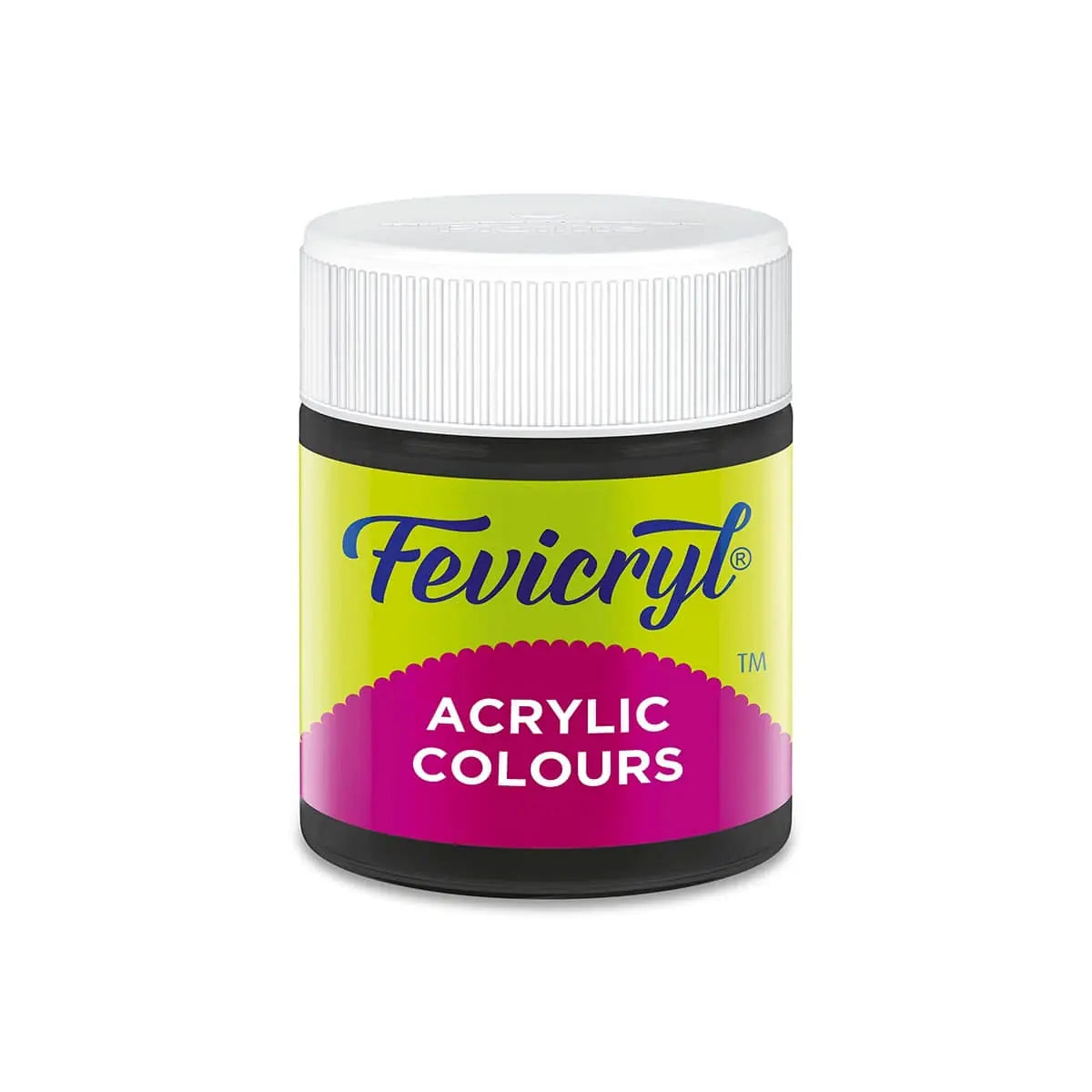 Fevicryl Acrylic Colours - Black - 15 ML