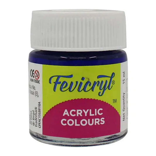 Fevicryl Acrylic Colours - Prussian Blue - 15 ML