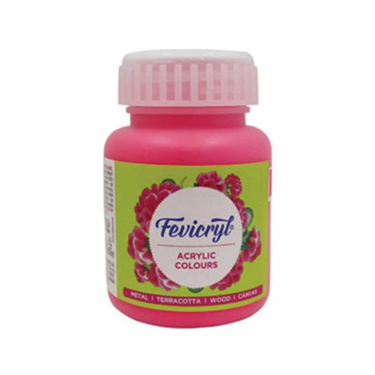 Fevicryl Acrylic Colours - Neon Pink - 100 ML