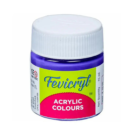 Fevicryl Acrylic Colours - Violet - 15 ML