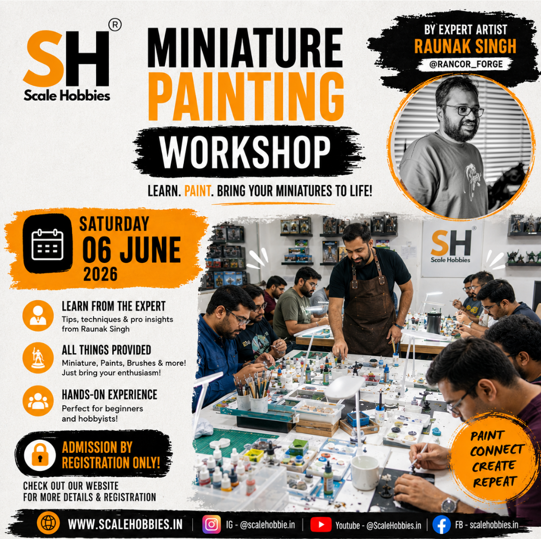 Miniature Painting Workshop with Raunak Singh