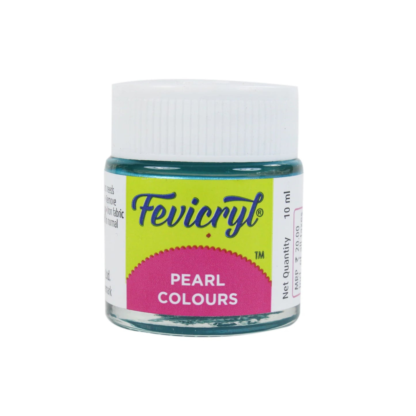 Fevicryl Pearl Metallic Colours - Turquoise Blue - 10 ML