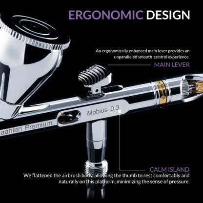 Gaahleri Premium Series - GHPM Mobius 0.3mm Airbrush