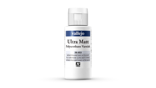 26.653 Vallejo - Ultra Matt Polyurethane Varnish - 60 ML