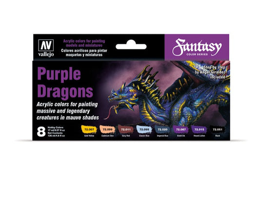 72.305 Vallejo Game Cololur Set - Purple Dragons