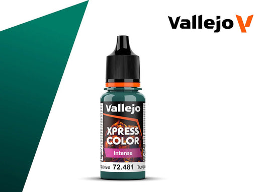 72.481 Vallejo Xpress Color Intense - Heretic Turquoise - 18ML