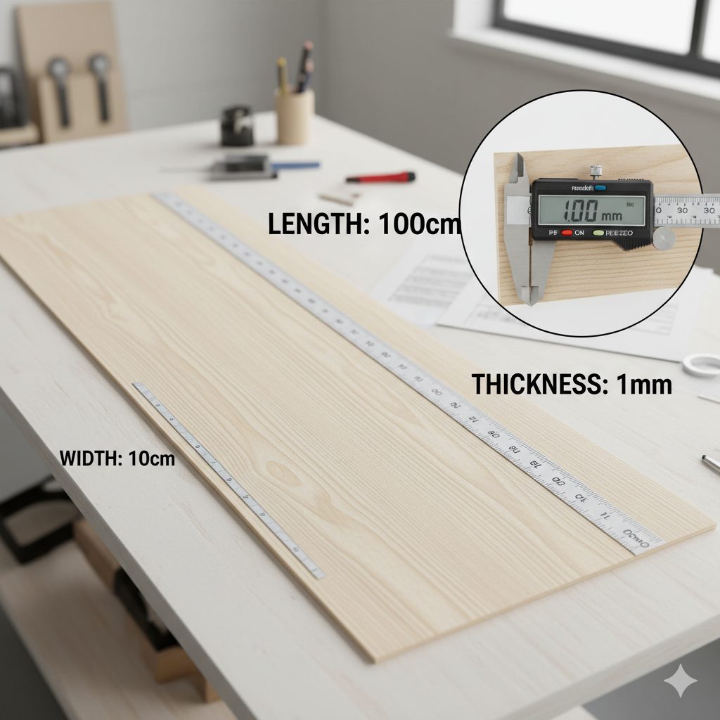1mm Balsa Sheet (1000mmx100mm)