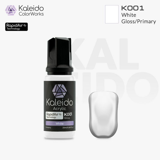 K001 Gaahleri Kaleido ColorWorks - Primary Colors - White 20ml