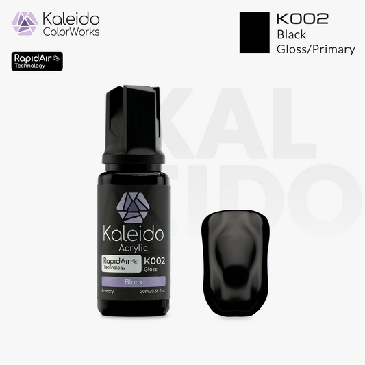 K002 Gaahleri Kaleido ColorWorks - Primary Colors - Black 20ml