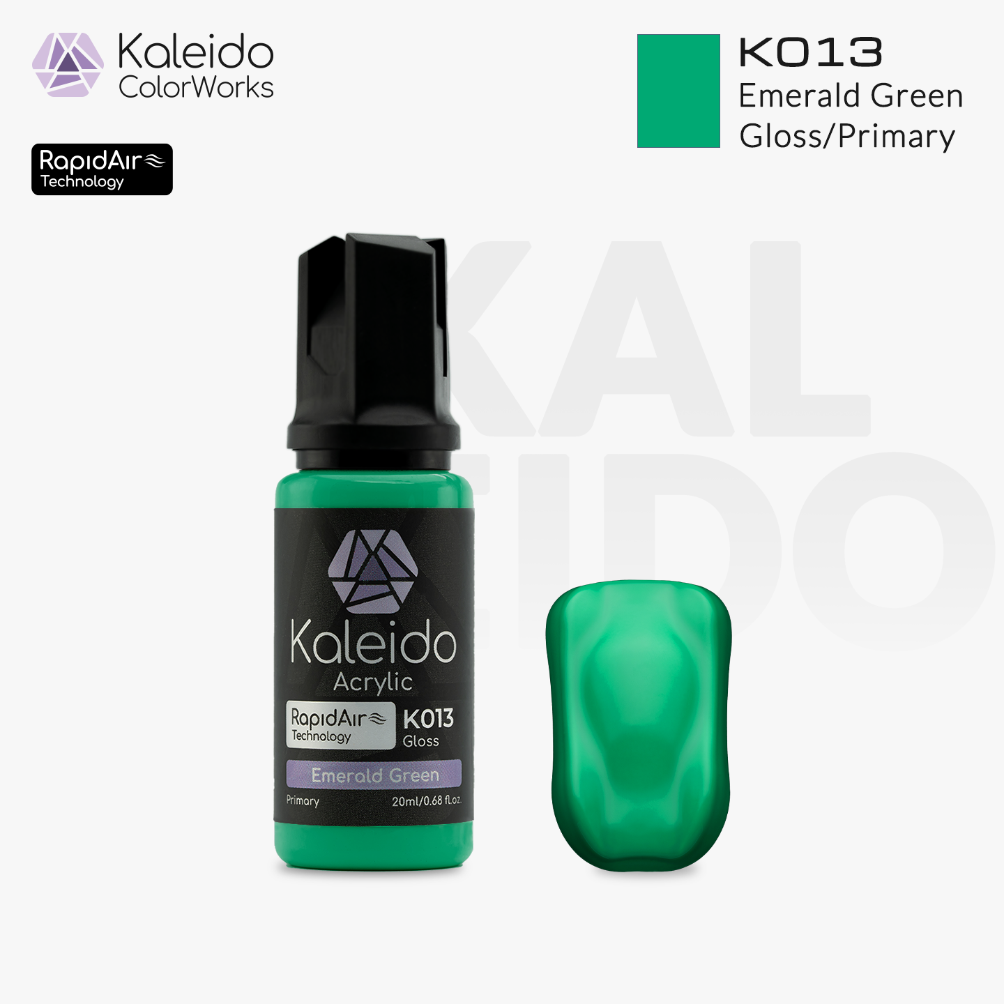 K013 Gaahleri Kaleido ColorWorks - Primary Colors - Emerald Green 20ml
